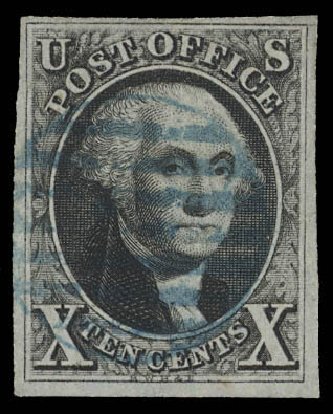 Values of US Stamp Scott #2 - 10c 1847 Franklin. Daniel Kelleher Auctions, Feb 2013, Sale 634, Lot 742