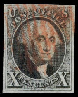 US Stamp Values Scott Catalogue # 2 - 10c 1847 Franklin. Daniel Kelleher Auctions, Aug 2015, Sale 672, Lot 2092