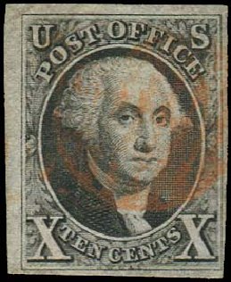 US Stamp Value Scott # 2: 1847 10c Franklin. Regency-Superior, Jan 2015, Sale 109, Lot 552