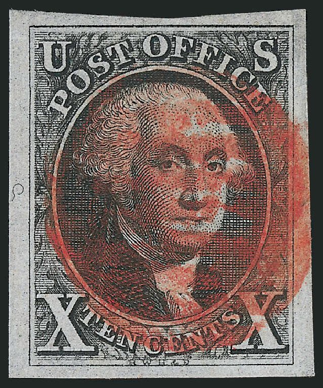 Costs of US Stamps Scott Catalogue 2: 10c 1847 Franklin. Robert Siegel Auction Galleries, Mar 2011, Sale 1007, Lot 2082