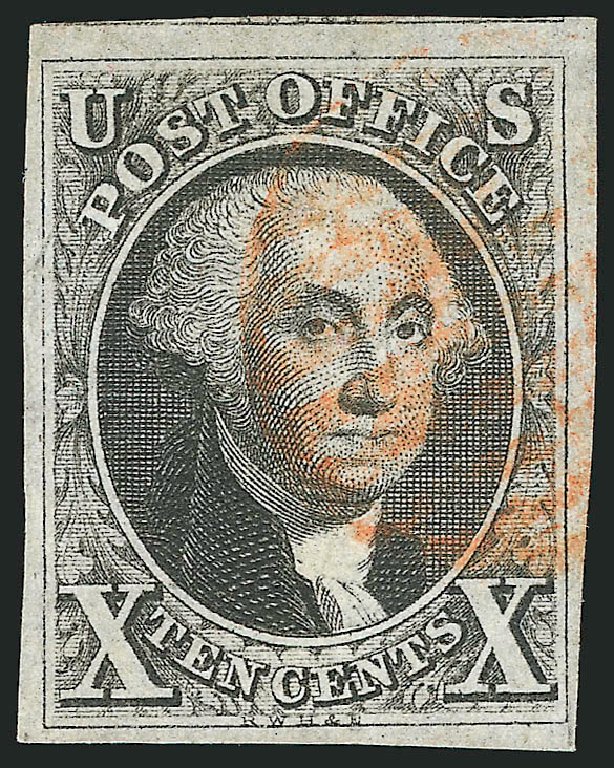 Price of US Stamps Scott Cat. # 2 - 10c 1847 Franklin. Robert Siegel Auction Galleries, Mar 2012, Sale 1019, Lot 322