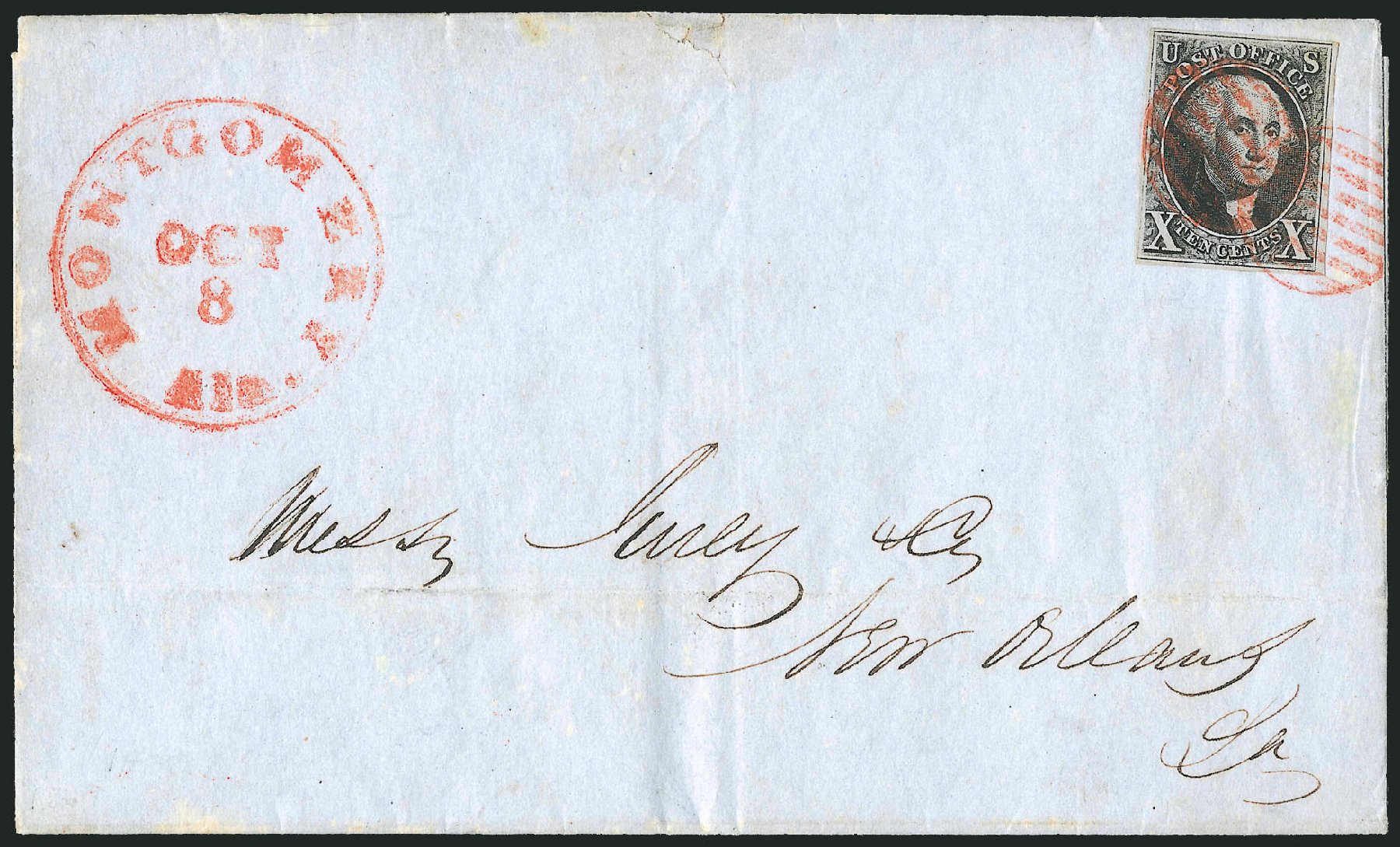 US Stamps Value Scott Catalogue 2 - 10c 1847 Franklin. Robert Siegel Auction Galleries, Apr 2012, Sale 1023, Lot 2302