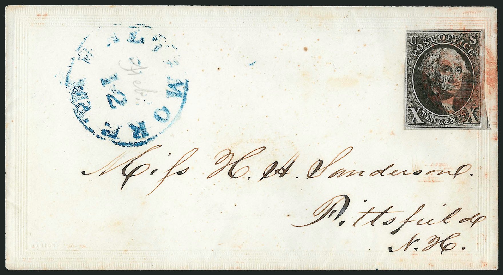 Prices of US Stamp Scott Catalogue 2: 10c 1847 Franklin. Robert Siegel Auction Galleries, Apr 2012, Sale 1023, Lot 2422