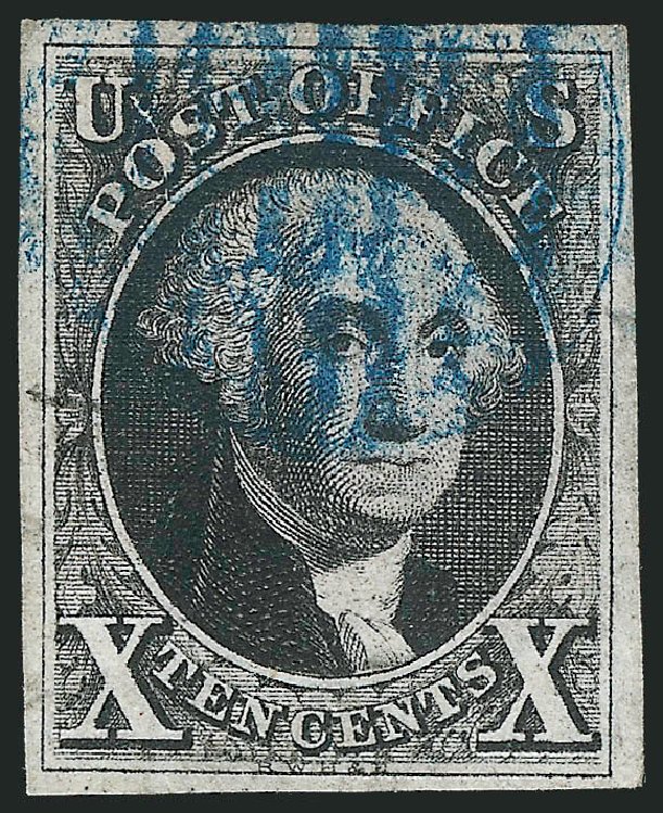 Value of US Stamps Scott Catalog # 2 - 10c 1847 Franklin. Robert Siegel Auction Galleries, Dec 2012, Sale 1037, Lot 1382