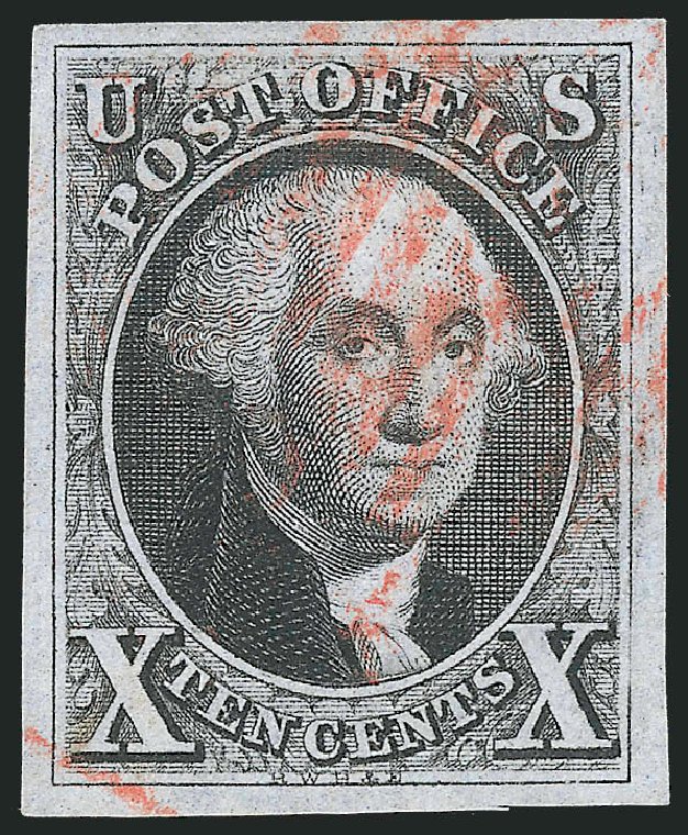 Price of US Stamp Scott Catalog 2 - 10c 1847 Franklin. Robert Siegel Auction Galleries, Sep 2014, Sale 1078, Lot 62