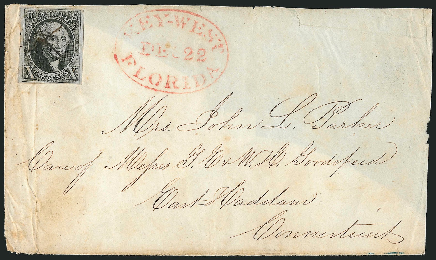 Price of US Stamp Scott #2: 1847 10c Franklin. Robert Siegel Auction Galleries, Nov 2014, Sale 1084, Lot 3012