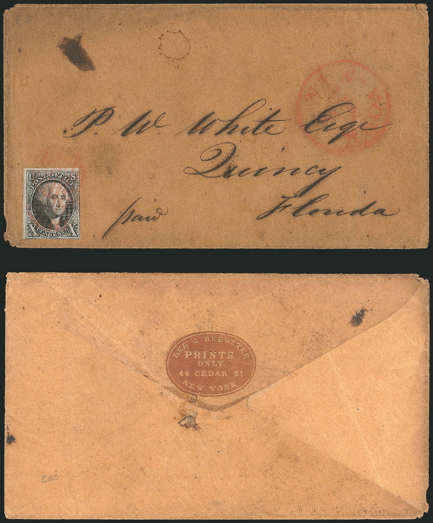 Price of US Stamp Scott Catalog # 2: 1847 10c Franklin. Robert Siegel Auction Galleries, Nov 2014, Sale 1084, Lot 3022
