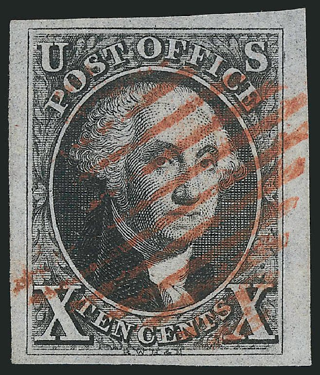 Prices of US Stamps Scott Catalog # 2: 10c 1847 Franklin. Robert Siegel Auction Galleries, Dec 2014, Sale 1090, Lot 1112