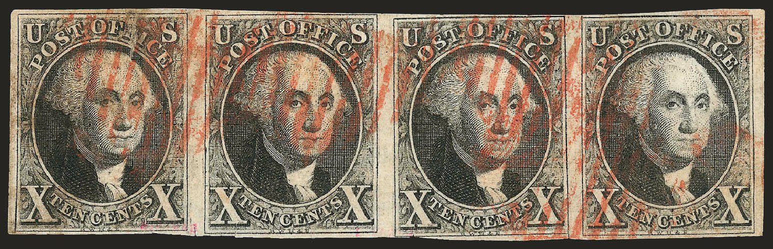 US Stamps Prices Scott Catalog 2 - 1847 10c Franklin. Robert Siegel Auction Galleries, Oct 2008, Sale 963, Lot 62