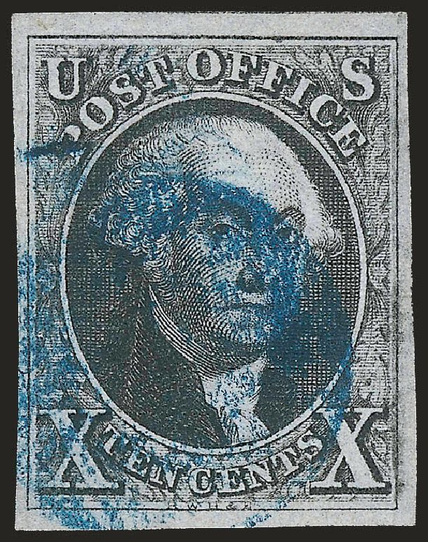 Value of US Stamps Scott Cat. # 2: 10c 1847 Franklin. Robert Siegel Auction Galleries, Jun 2009, Sale 975, Lot 1092