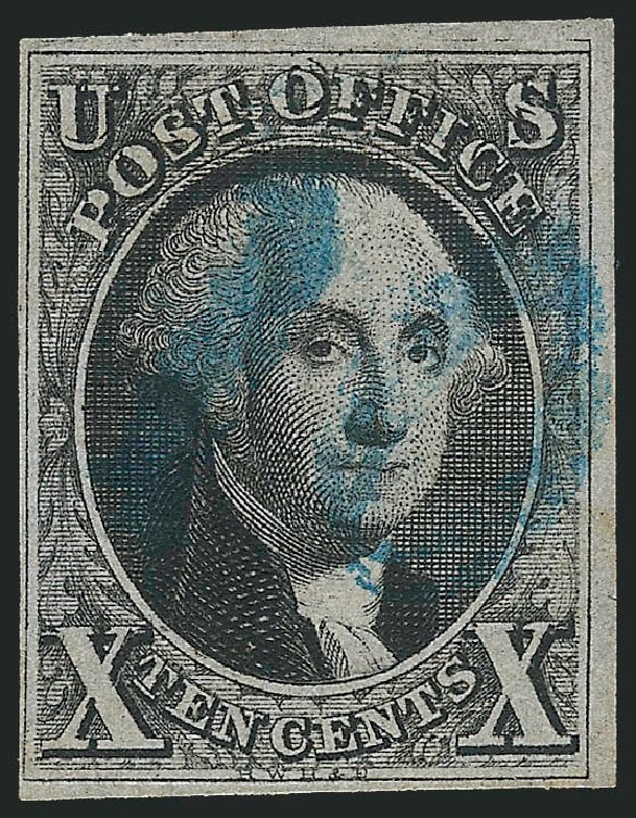 US Stamps Value Scott Catalogue #2: 10c 1847 Franklin. Robert Siegel Auction Galleries, Sep 2010, Sale 993, Lot 172