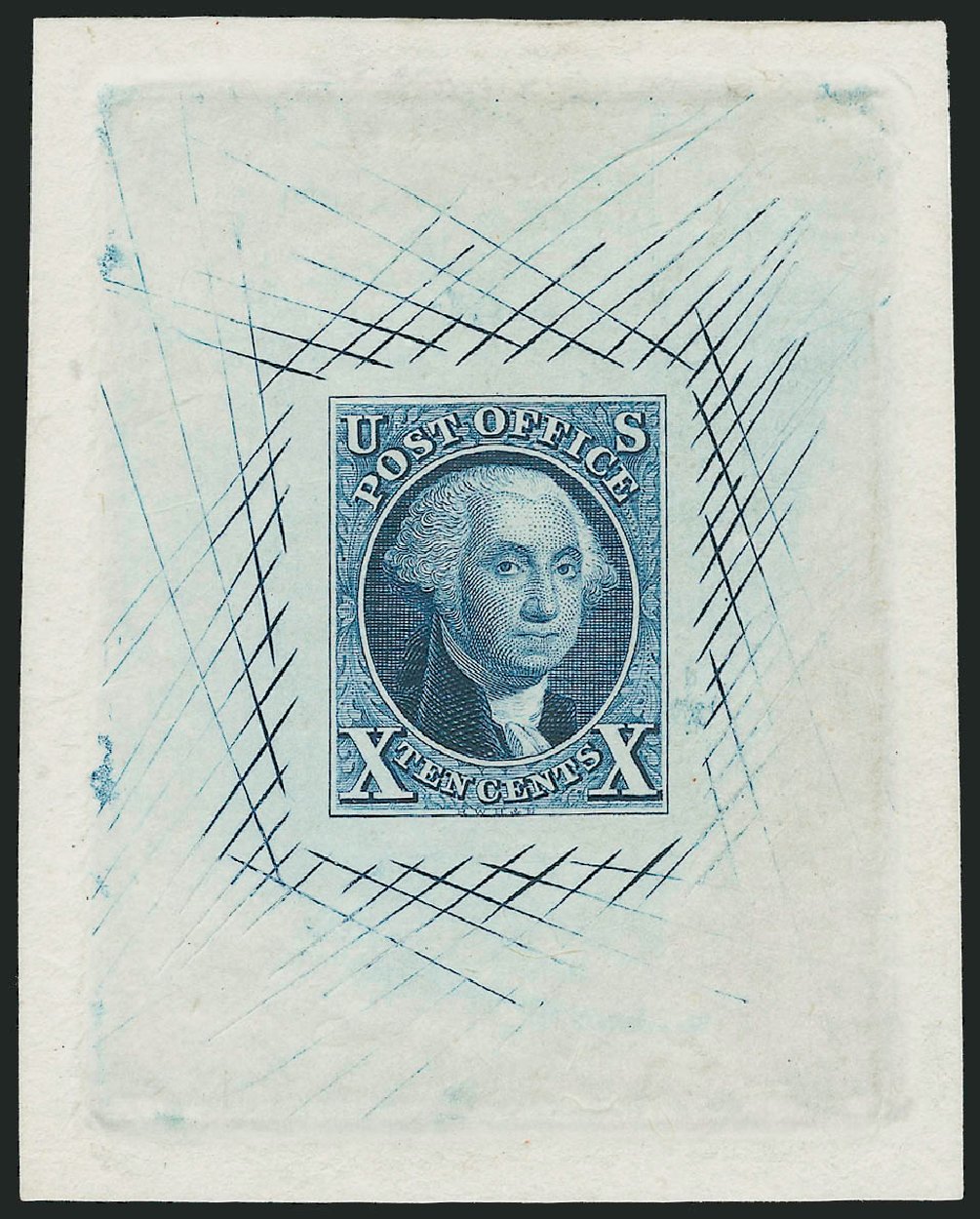 Cost of US Stamps Scott Catalogue # 2 - 1847 10c Franklin. Robert Siegel Auction Galleries, Oct 2010, Sale 997, Lot 5002