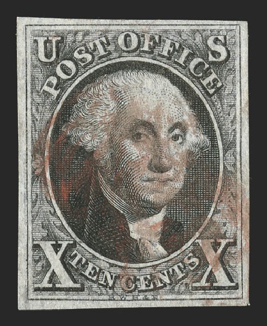 US Stamps Values Scott Cat. #2 - 1847 10c Franklin. Spink Shreves Galleries, Nov 2012, Sale 141, Lot 12