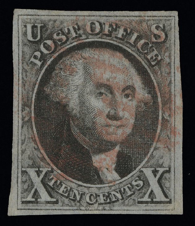 Values of US Stamps Scott 2 - 10c 1847 Franklin. Spink Shreves Galleries, Aug 2013, Sale 144, Lot 112