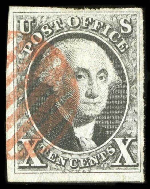 US Stamp Price Scott Cat. 2: 1847 10c Franklin. Spink Shreves Galleries, Jul 2015, Sale 151, Lot 12