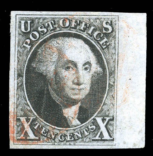 US Stamps Value Scott Cat. # 2: 1847 10c Franklin. Matthew Bennett International, Mar 2011, Sale 336, Lot 1103