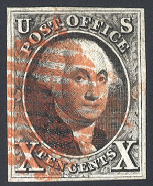 US Stamp Prices Scott Catalogue #2: 10c 1847 Franklin. Cherrystone Auctions, Sep 2008, Sale 200809, Lot 3