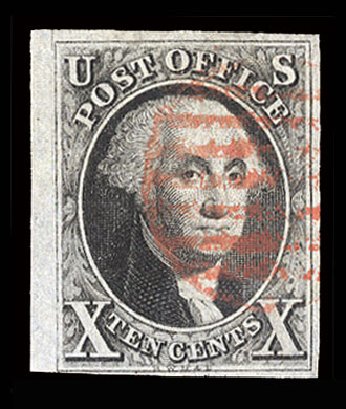 Value of US Stamps Scott Cat. 2 - 10c 1847 Franklin. Cherrystone Auctions, Jul 2013, Sale 201307, Lot 3