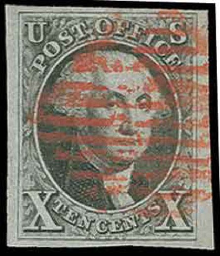 US Stamps Prices Scott Catalogue #2: 10c 1847 Franklin. H.R. Harmer, Nov 2013, Sale 3004, Lot 1023