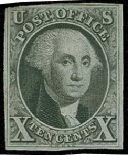 Price of US Stamps Scott Catalogue #2: 1847 10c Franklin. H.R. Harmer, Jun 2015, Sale 3007, Lot 3093