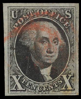 US Stamps Prices Scott Catalogue #2 - 10c 1847 Franklin. Daniel Kelleher Auctions, Feb 2013, Sale 634, Lot 603
