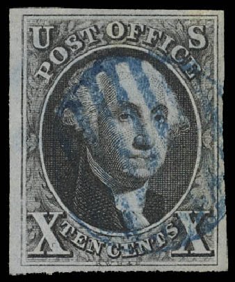 Prices of US Stamps Scott 2 - 1847 10c Franklin. Daniel Kelleher Auctions, Feb 2013, Sale 634, Lot 743