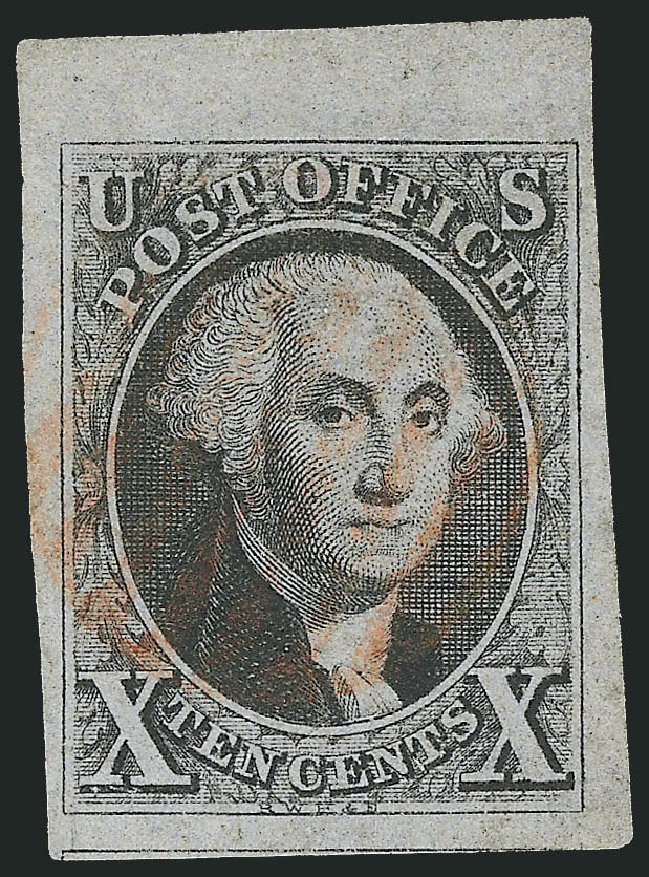Prices of US Stamp Scott Catalogue #2 - 10c 1847 Franklin. Robert Siegel Auction Galleries, Dec 2010, Sale 1000, Lot 1003