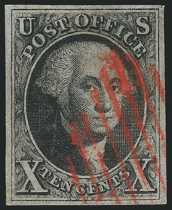 Prices of US Stamps Scott Catalog #2 - 10c 1847 Franklin. Robert Siegel Auction Galleries, Dec 2011, Sale 1017, Lot 63