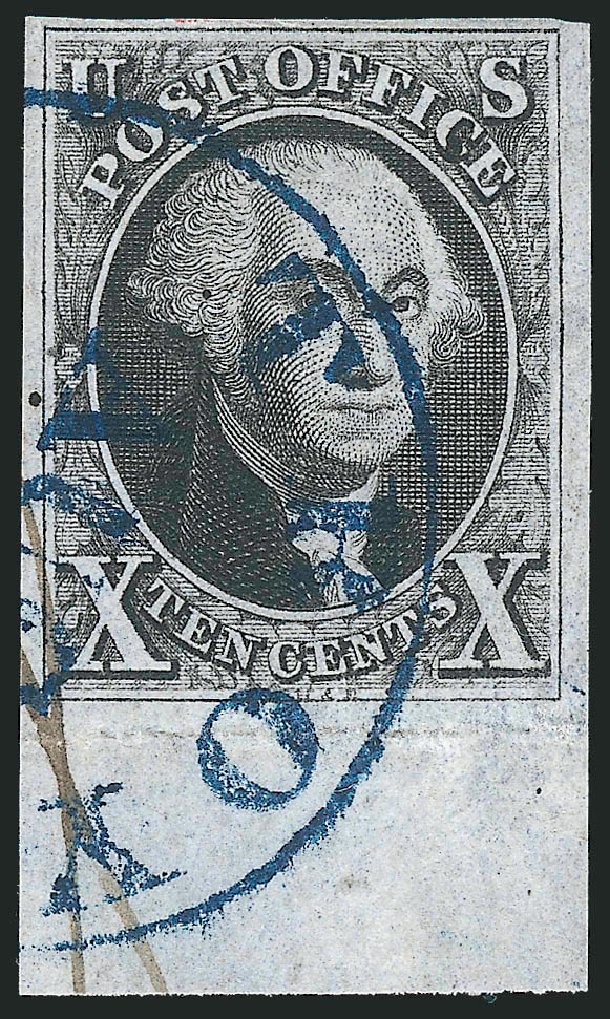 US Stamp Values Scott Cat. 2 - 10c 1847 Franklin. Robert Siegel Auction Galleries, Apr 2012, Sale 1023, Lot 2073