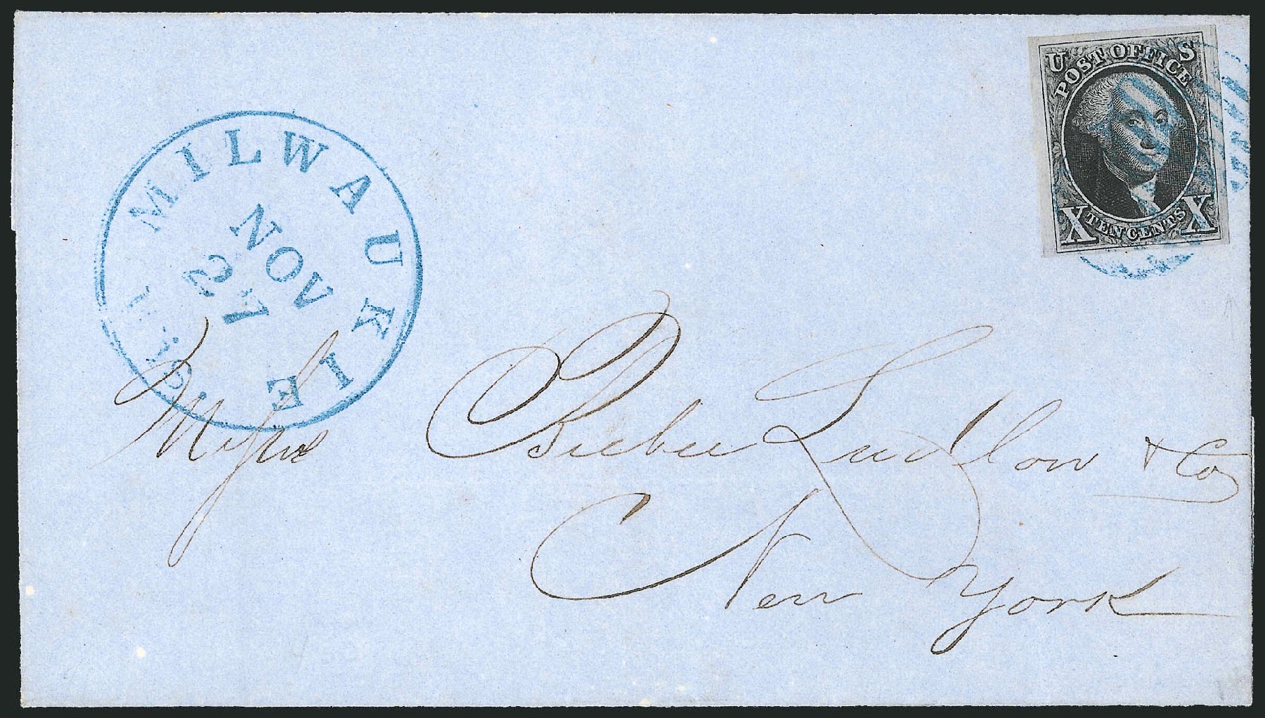 Prices of US Stamp Scott Catalog #2: 10c 1847 Franklin. Robert Siegel Auction Galleries, Apr 2012, Sale 1023, Lot 2243