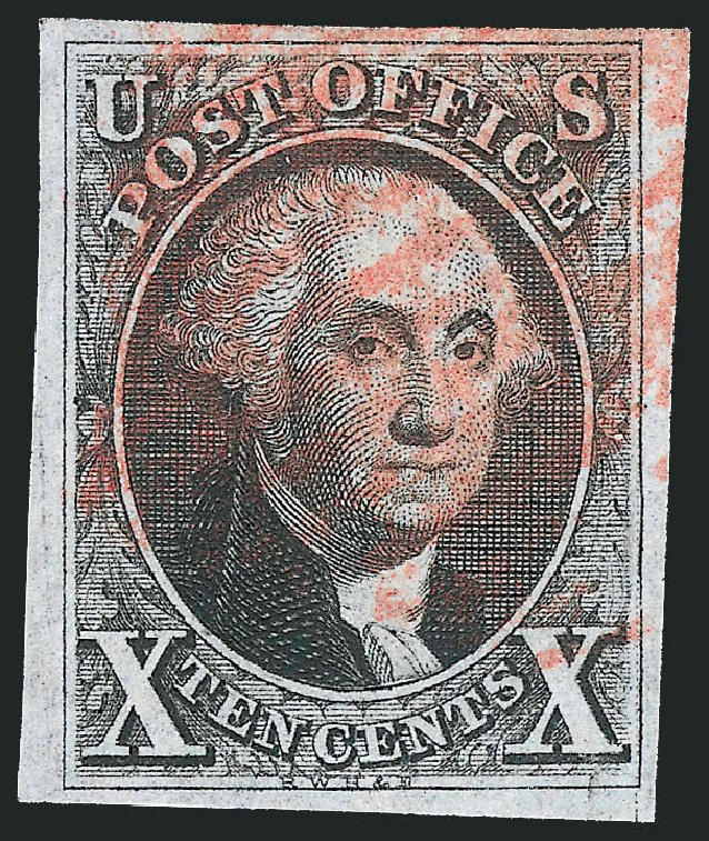Price of US Stamps Scott Catalogue 2: 10c 1847 Franklin. Robert Siegel Auction Galleries, Jun 2012, Sale 1026, Lot 1123