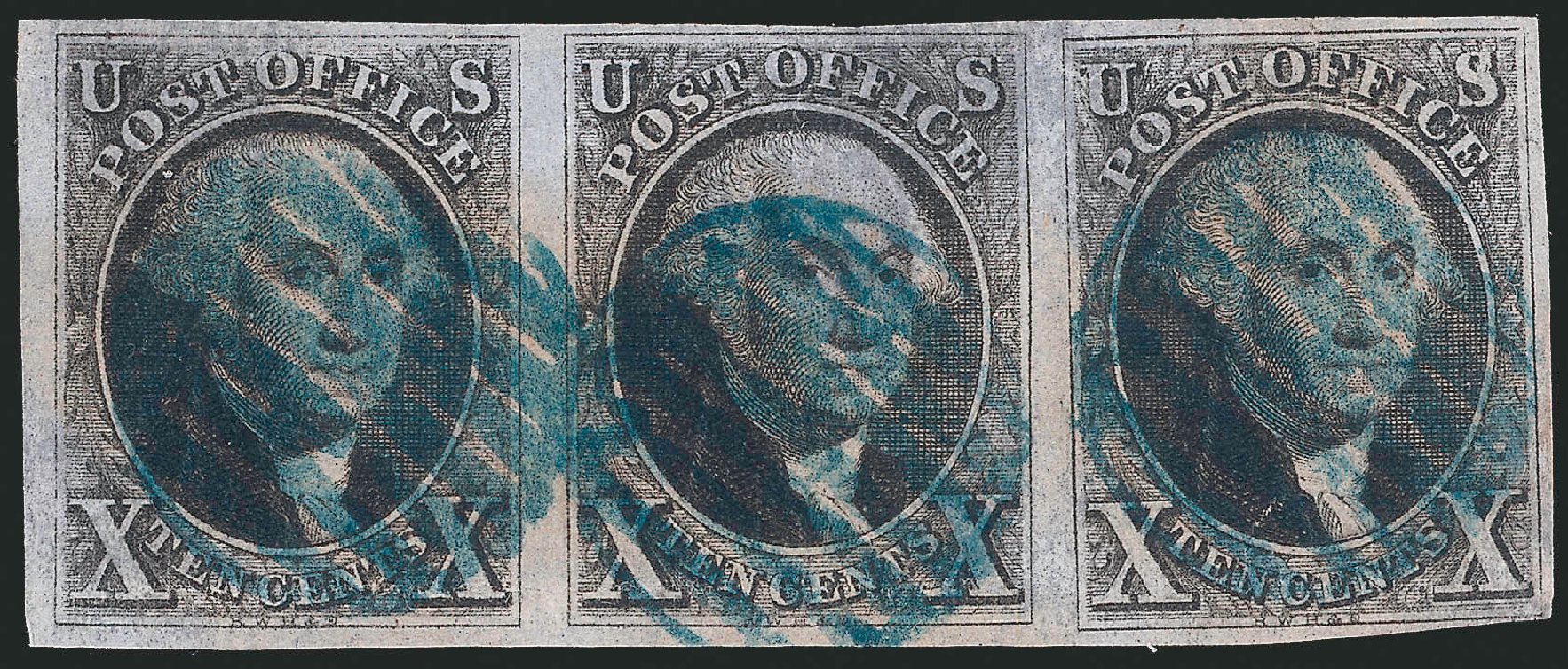 US Stamps Values Scott 2 - 10c 1847 Franklin. Robert Siegel Auction Galleries, Jul 2013, Sale 1050, Lot 63