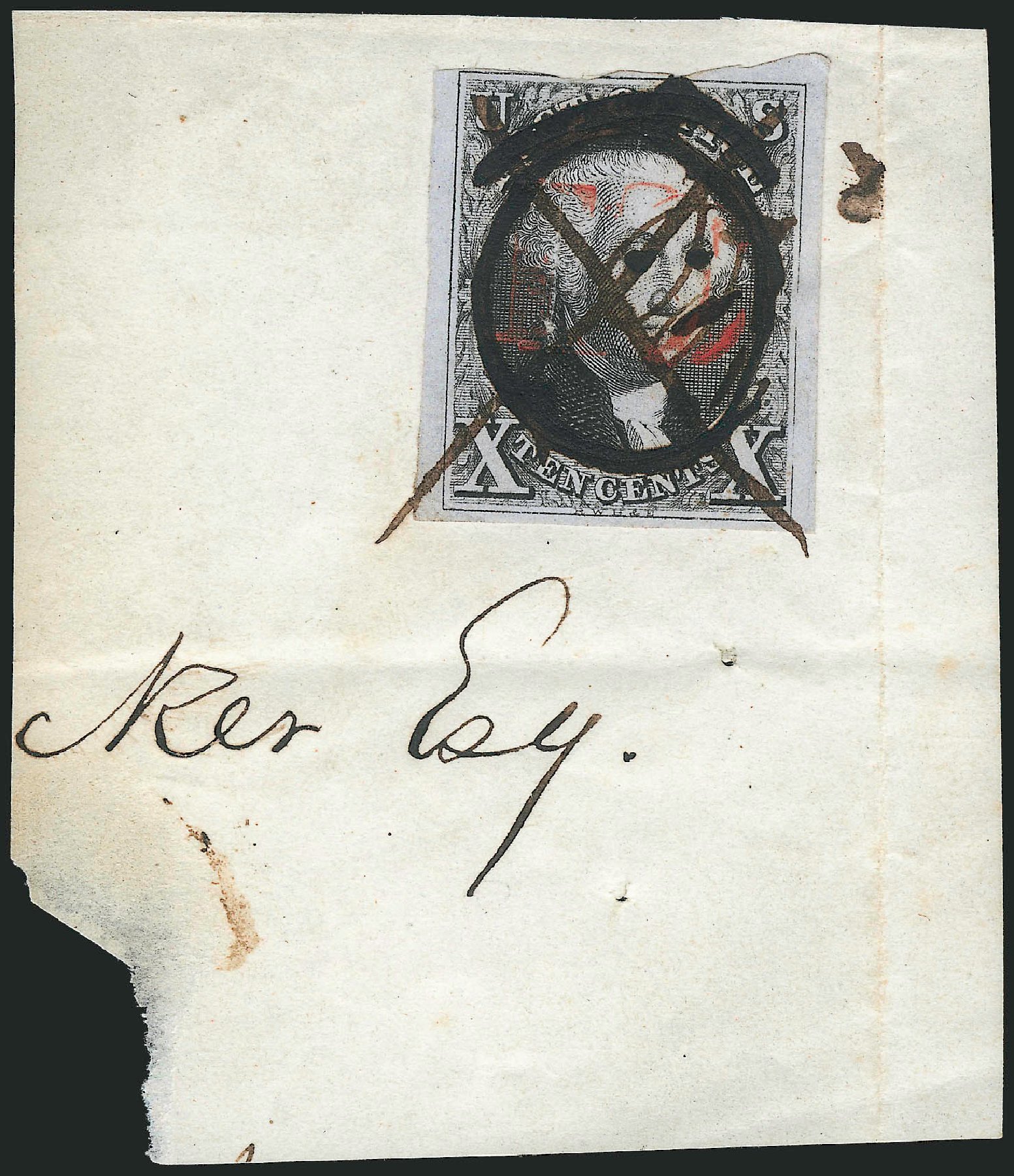 Price of US Stamp Scott Cat. # 2 - 1847 10c Franklin. Robert Siegel Auction Galleries, Nov 2013, Sale 1061, Lot 3343