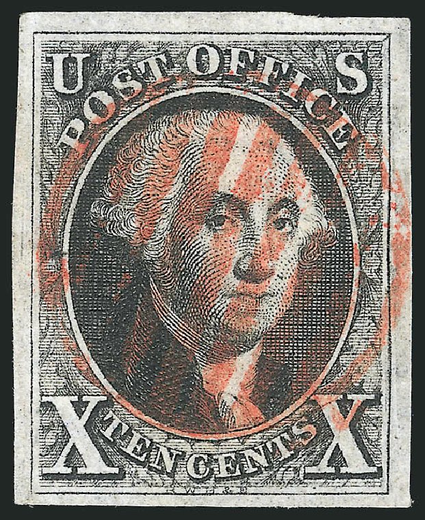 US Stamps Values Scott Catalog # 2 - 10c 1847 Franklin. Robert Siegel Auction Galleries, Sep 2014, Sale 1078, Lot 53