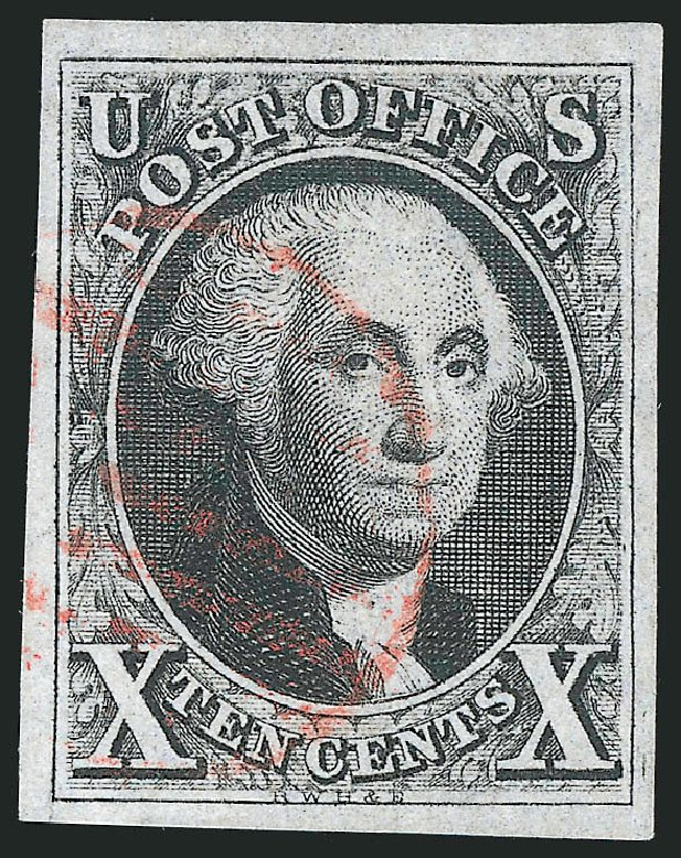 US Stamp Prices Scott #2: 10c 1847 Franklin. Robert Siegel Auction Galleries, Sep 2014, Sale 1078, Lot 63