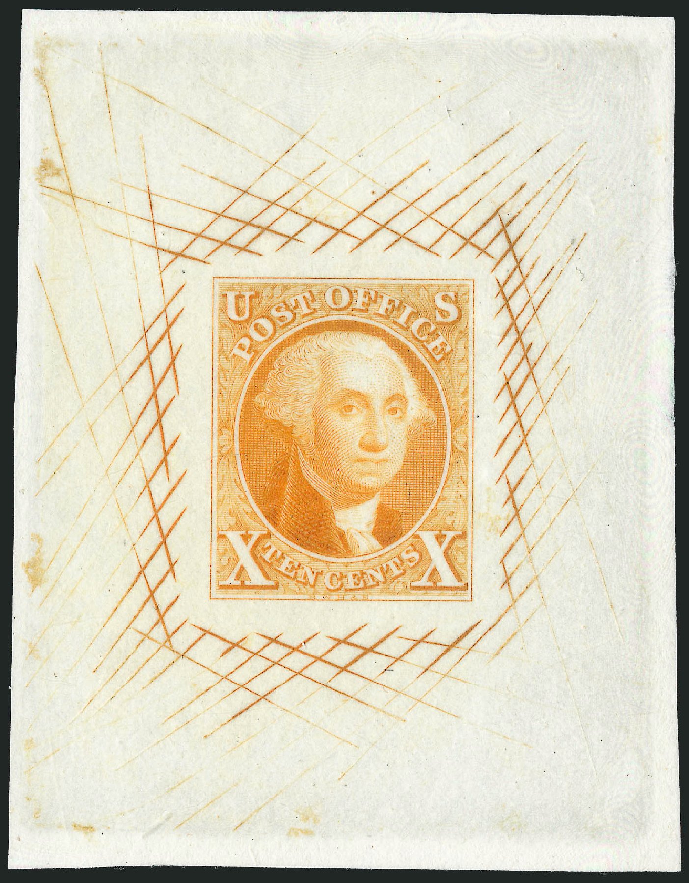 Price of US Stamps Scott 2 - 1847 10c Franklin. Robert Siegel Auction Galleries, Dec 2014, Sale 1090, Lot 1003