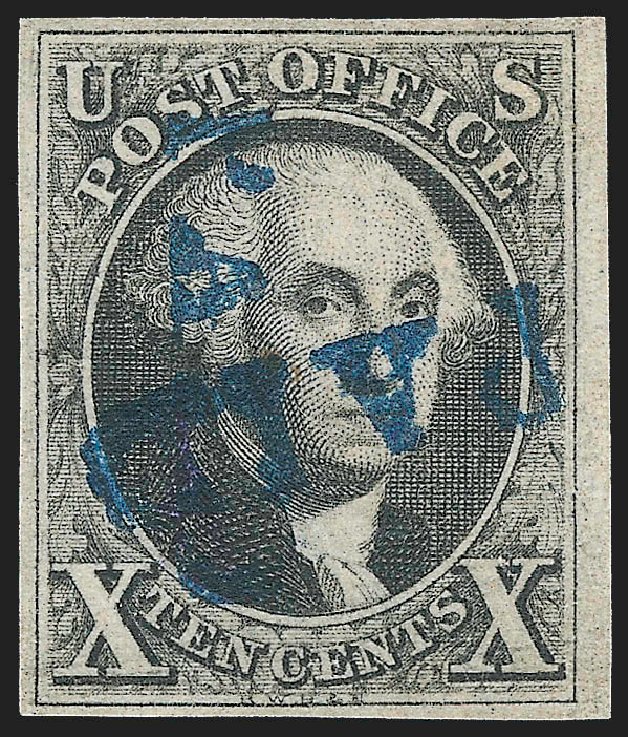 Costs of US Stamps Scott Catalog 2: 10c 1847 Franklin. Robert Siegel Auction Galleries, Jul 2015, Sale 1107, Lot 43