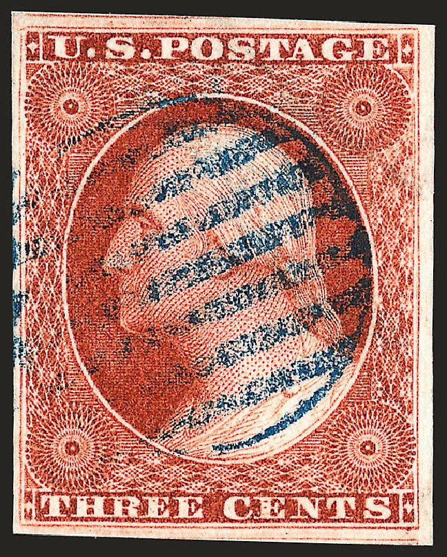 Values of US Stamps Scott Catalog # 2: 10c 1847 Franklin. Robert Siegel Auction Galleries, Oct 2008, Sale 963, Lot 193