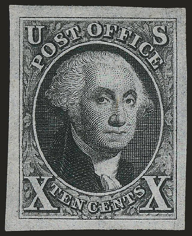 Value of US Stamps Scott Cat. 2 - 1847 10c Franklin. Robert Siegel Auction Galleries, Jun 2010, Sale 989, Lot 43