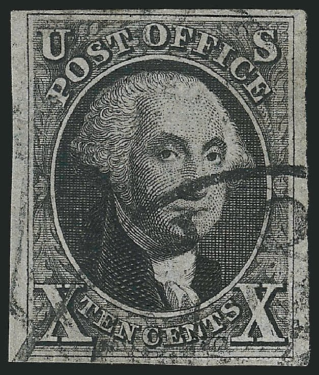 US Stamps Prices Scott Catalogue 2: 1847 10c Franklin. Robert Siegel Auction Galleries, Sep 2010, Sale 993, Lot 163