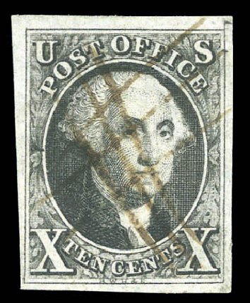 Prices of US Stamps Scott Cat. # 2: 10c 1847 Franklin. Matthew Bennett International, Sep 2010, Sale 333, Lot 3256