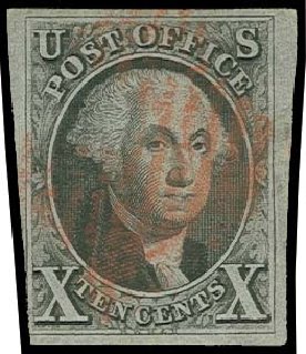Value of US Stamps Scott Catalog #2 - 1847 10c Franklin. H.R. Harmer, Oct 2014, Sale 3006, Lot 1016