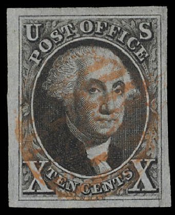Cost of US Stamp Scott Catalog #2 - 10c 1847 Franklin. Daniel Kelleher Auctions, Feb 2013, Sale 634, Lot 566