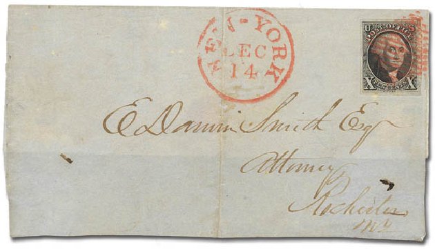 Cost of US Stamps Scott Catalog # 2: 10c 1847 Franklin. Daniel Kelleher Auctions, Feb 2013, Sale 634, Lot 816