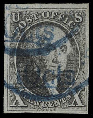 Values of US Stamps Scott Cat. #2 - 10c 1847 Franklin. Daniel Kelleher Auctions, Feb 2013, Sale 634, Lot 826