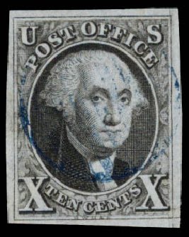 Prices of US Stamp Scott Catalogue #2 - 1847 10c Franklin. Daniel Kelleher Auctions, Oct 2014, Sale 660, Lot 2016