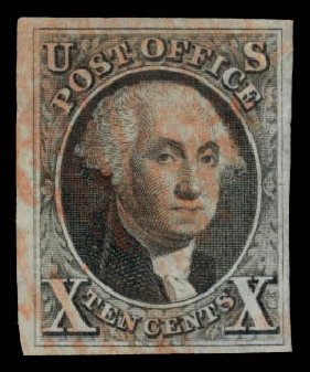 US Stamp Price Scott Catalogue #2: 1847 10c Franklin. Daniel Kelleher Auctions, Aug 2015, Sale 672, Lot 2096
