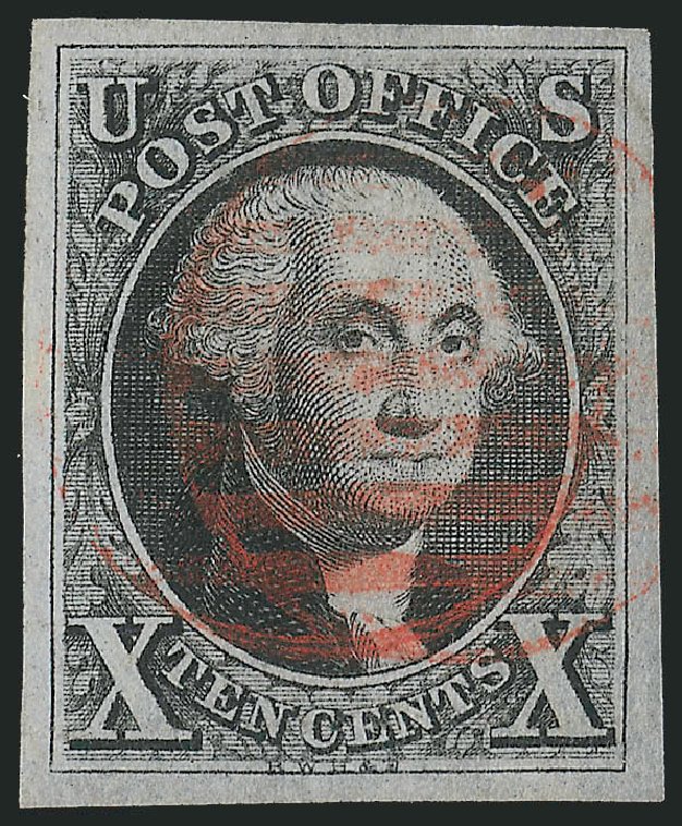 Prices of US Stamps Scott 2 - 10c 1847 Franklin. Robert Siegel Auction Galleries, Oct 2011, Sale 1014, Lot 1016