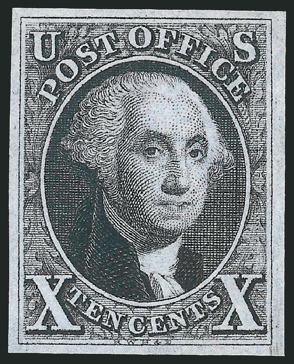 US Stamp Value Scott Cat. # 2 - 1847 10c Franklin. Robert Siegel Auction Galleries, Apr 2012, Sale 1023, Lot 2036