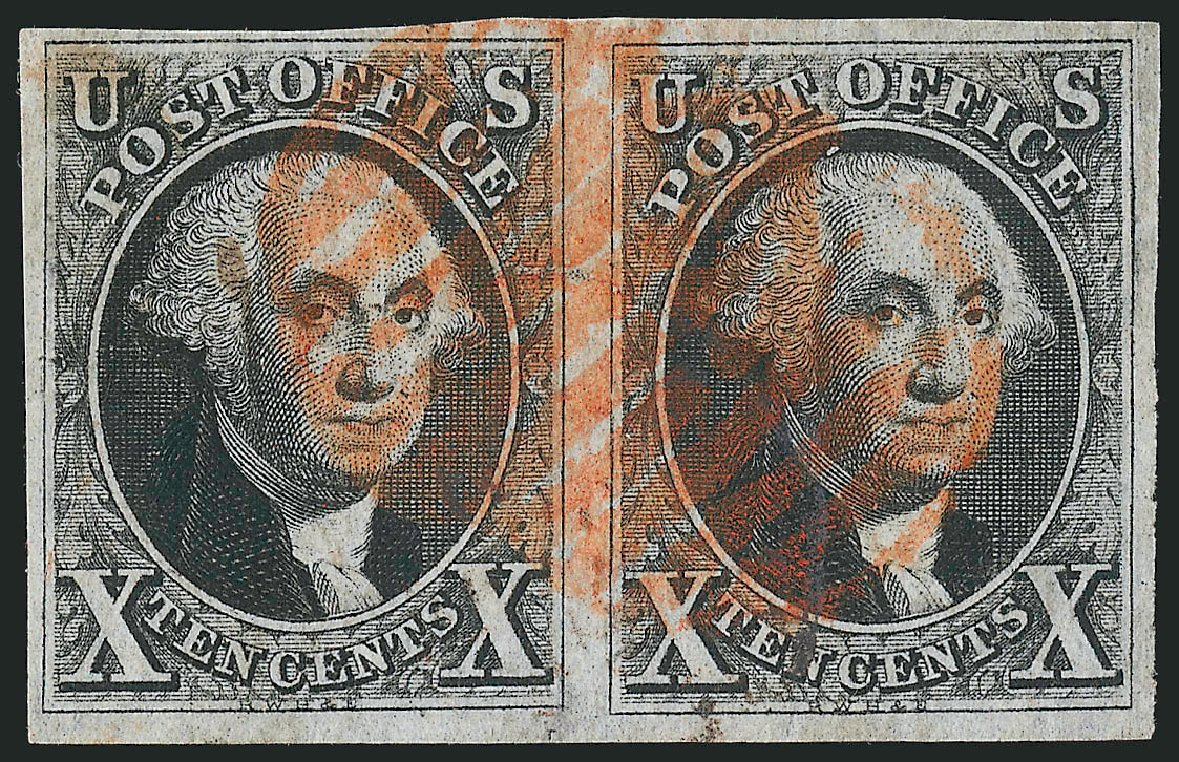 Value of US Stamps Scott 2 - 10c 1847 Franklin. Robert Siegel Auction Galleries, Apr 2012, Sale 1023, Lot 2106